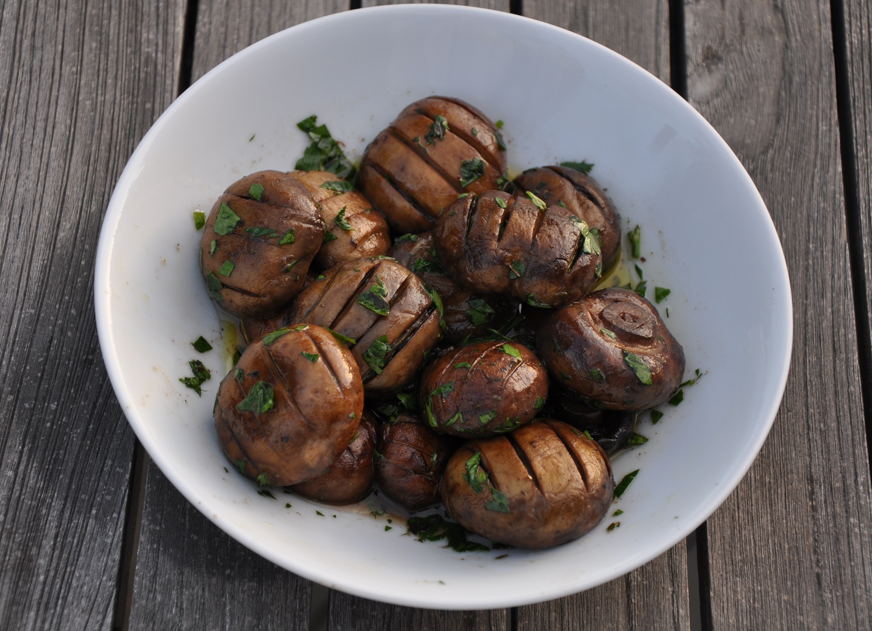 Mushrooms à la Bordelaise