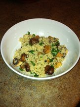Truffled Israeli Cous Cous with Meyer Lemon and Basil