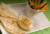 Marinated Mushrooms with Bell Peppers,And Two Dips (using this Marinade)