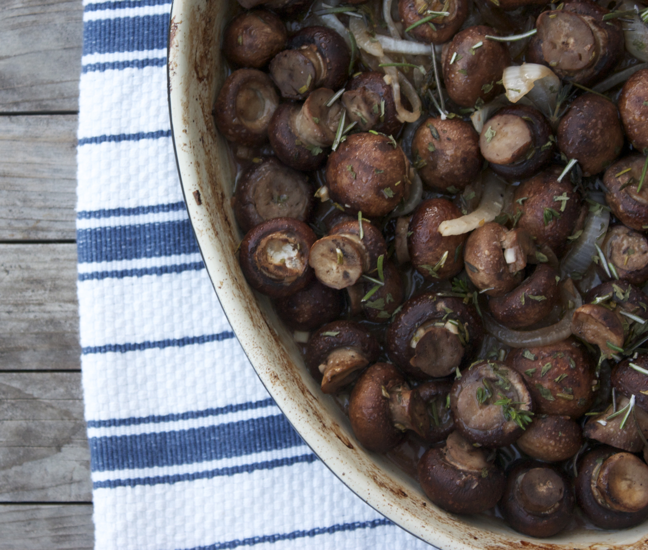 Roasted Mushrooms, Truffled and Herbed