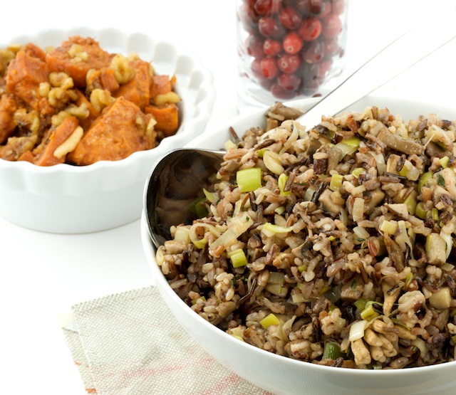 Leek and Mushroom Wild Rice
