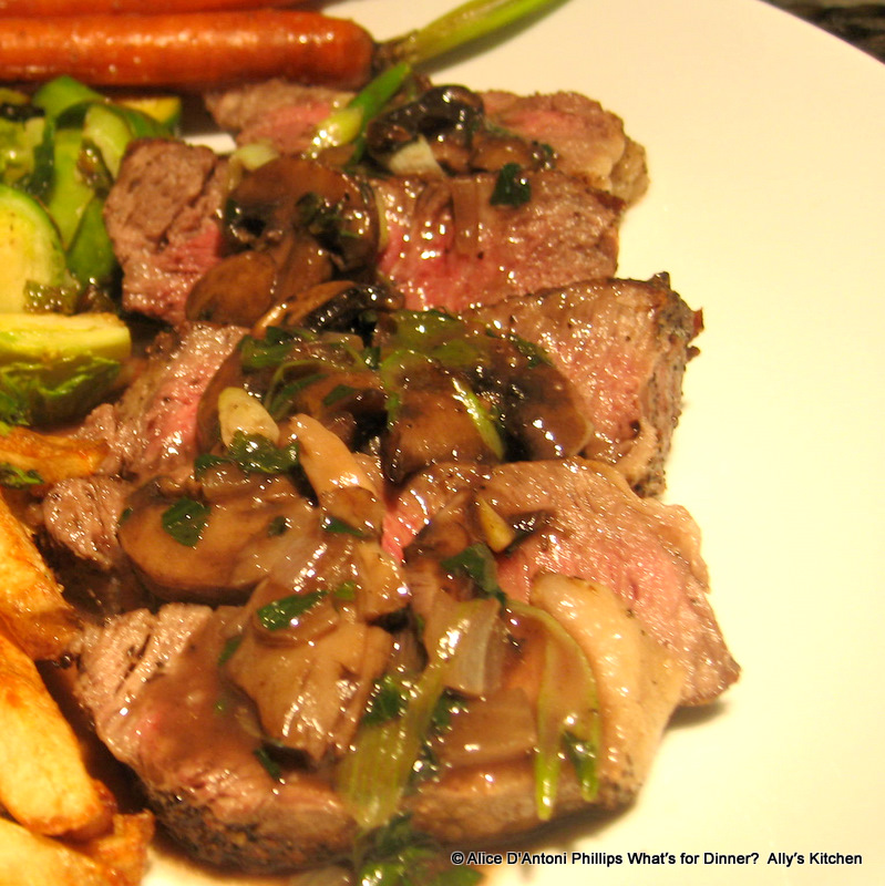 Wild Mushroom & Green Onion Sauce