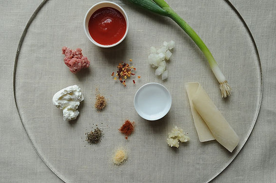 Afghan Dumplings with Lamb Kofta and Yogurt Sauce