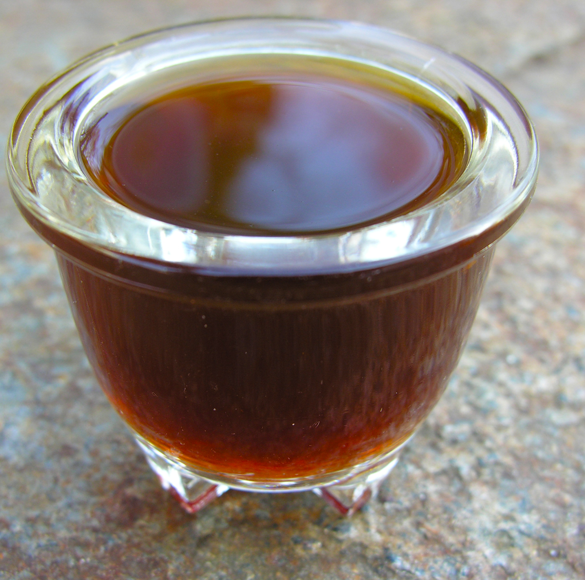 Coffee jelly, with spiced and spiked options