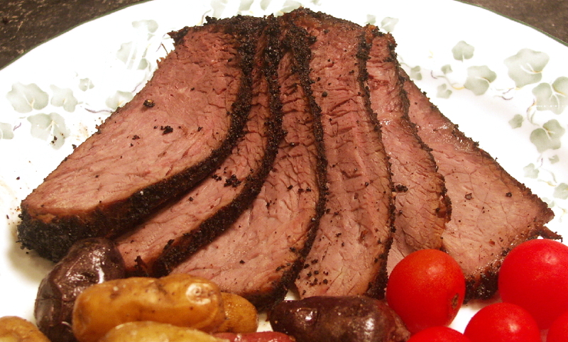 Coffee & Chipotle Crusted London Broil