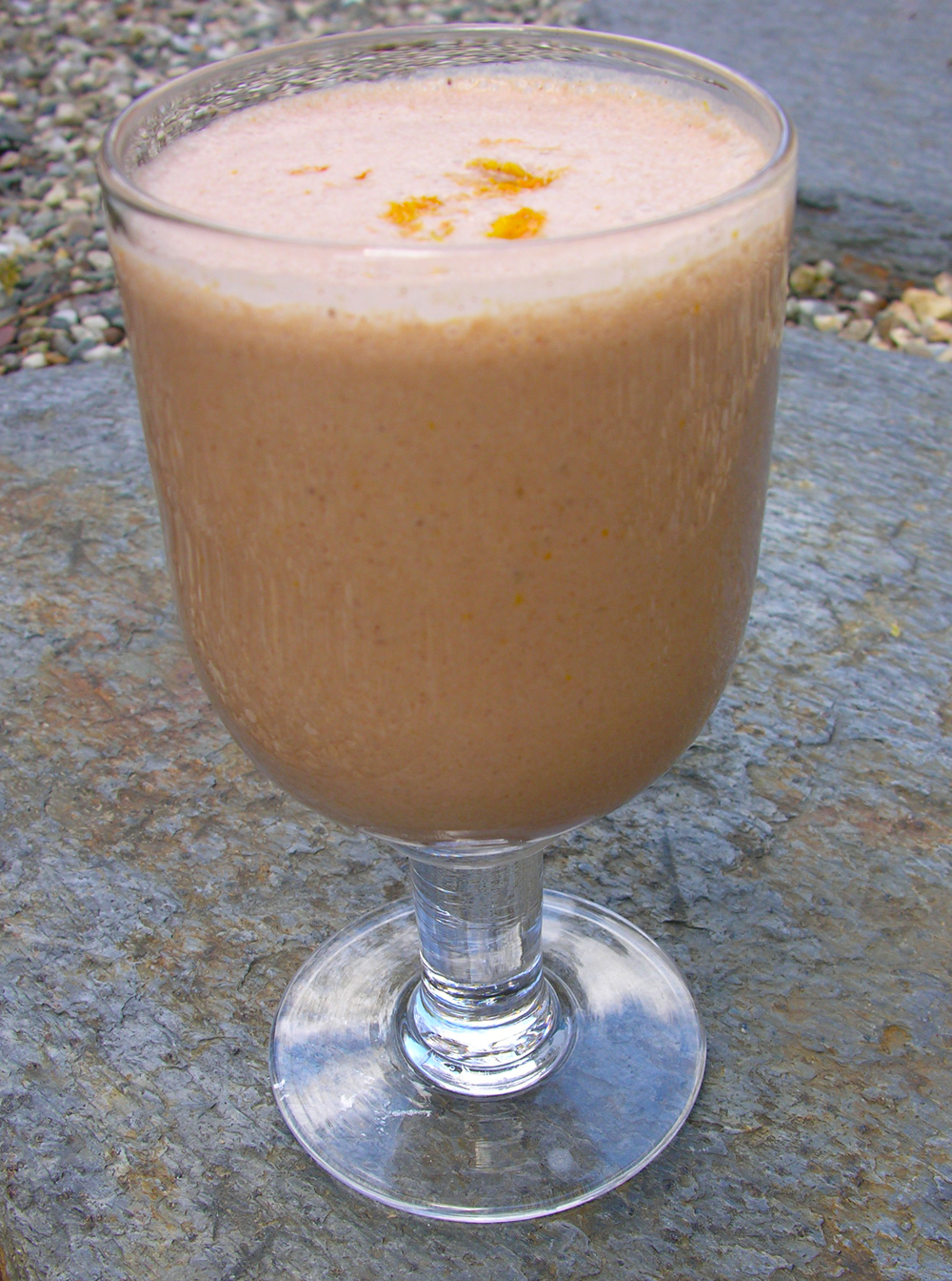 Spiced mocha lassi