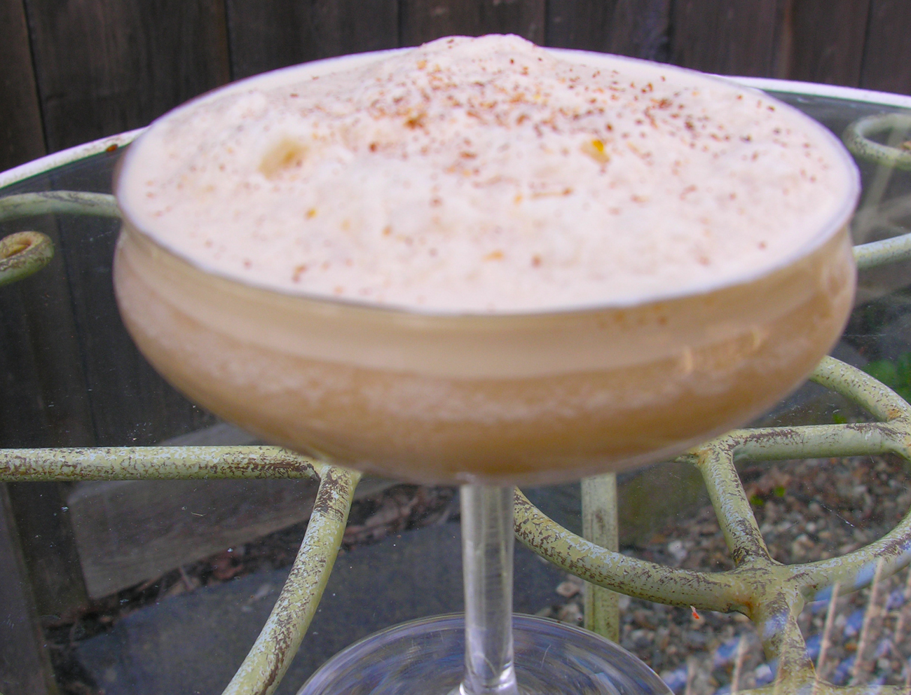 Frozen coffee silk