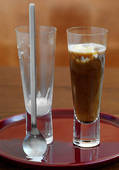 Coffee and Vanilla Ice Cream Cocktail.