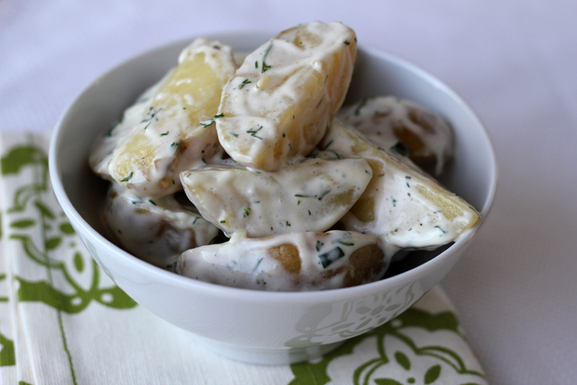 Horseradish Dill Potato Salad