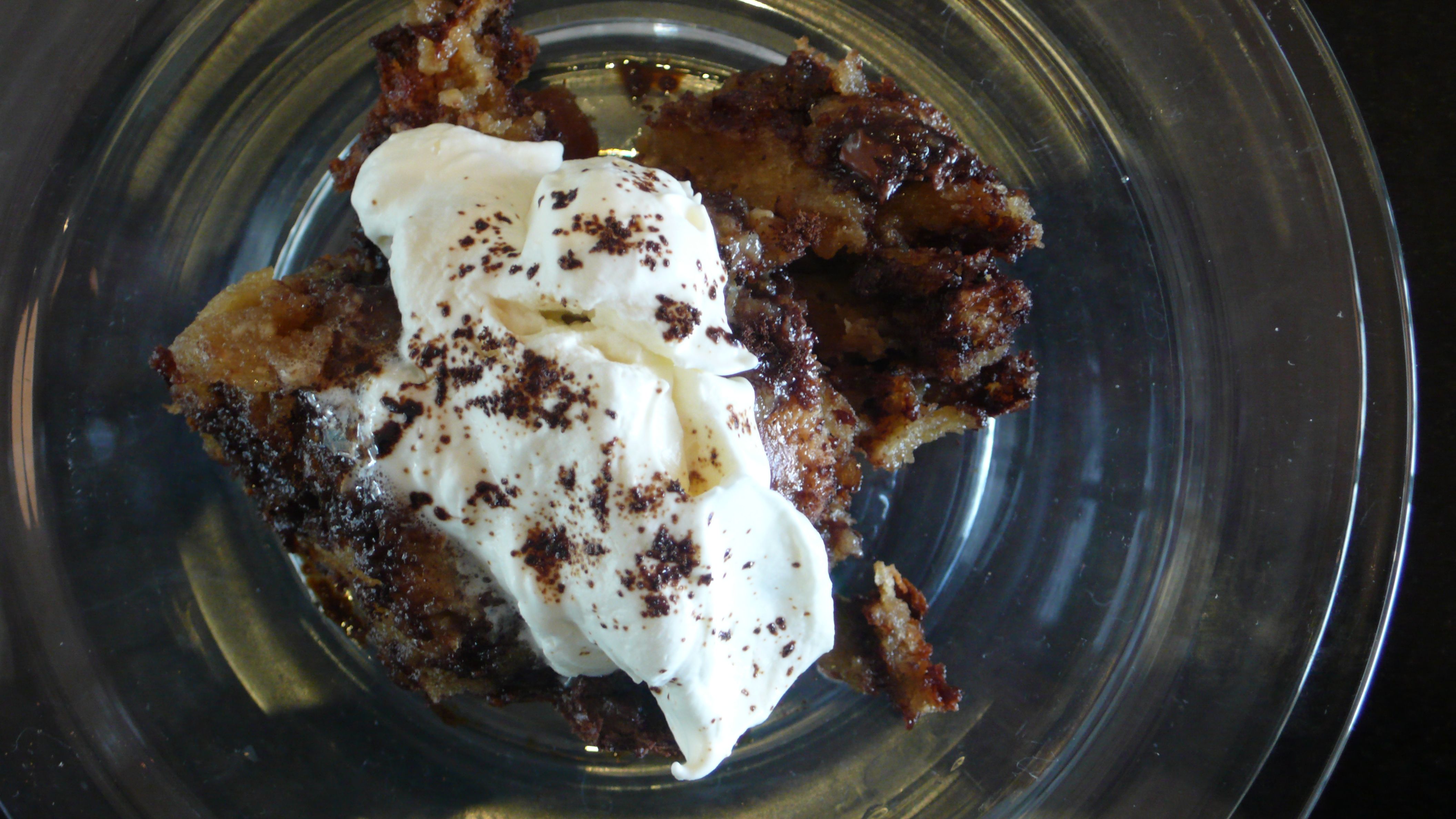 Coffee-Nochella Bread Pudding