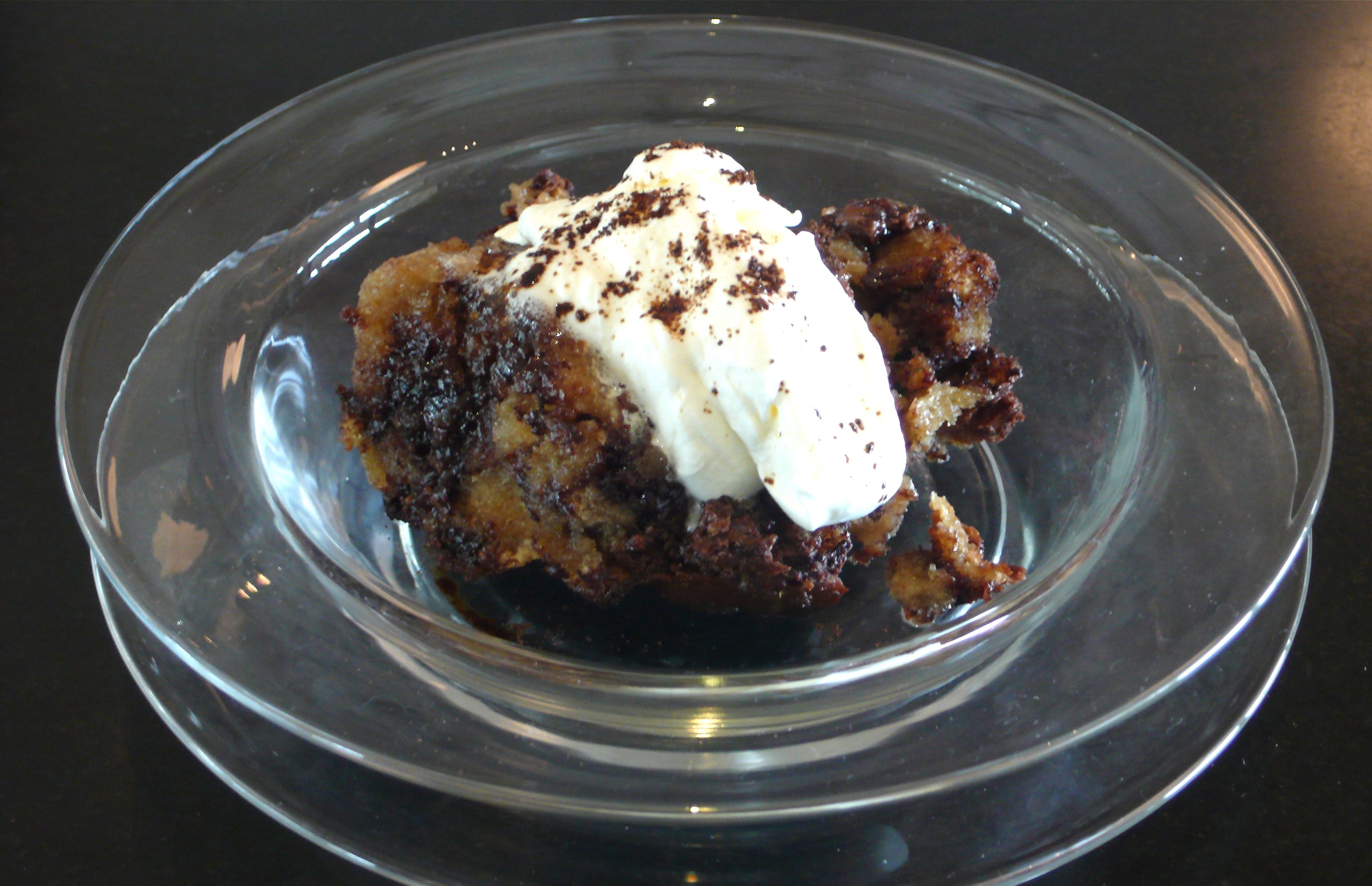 Coffee-Nochella Bread Pudding