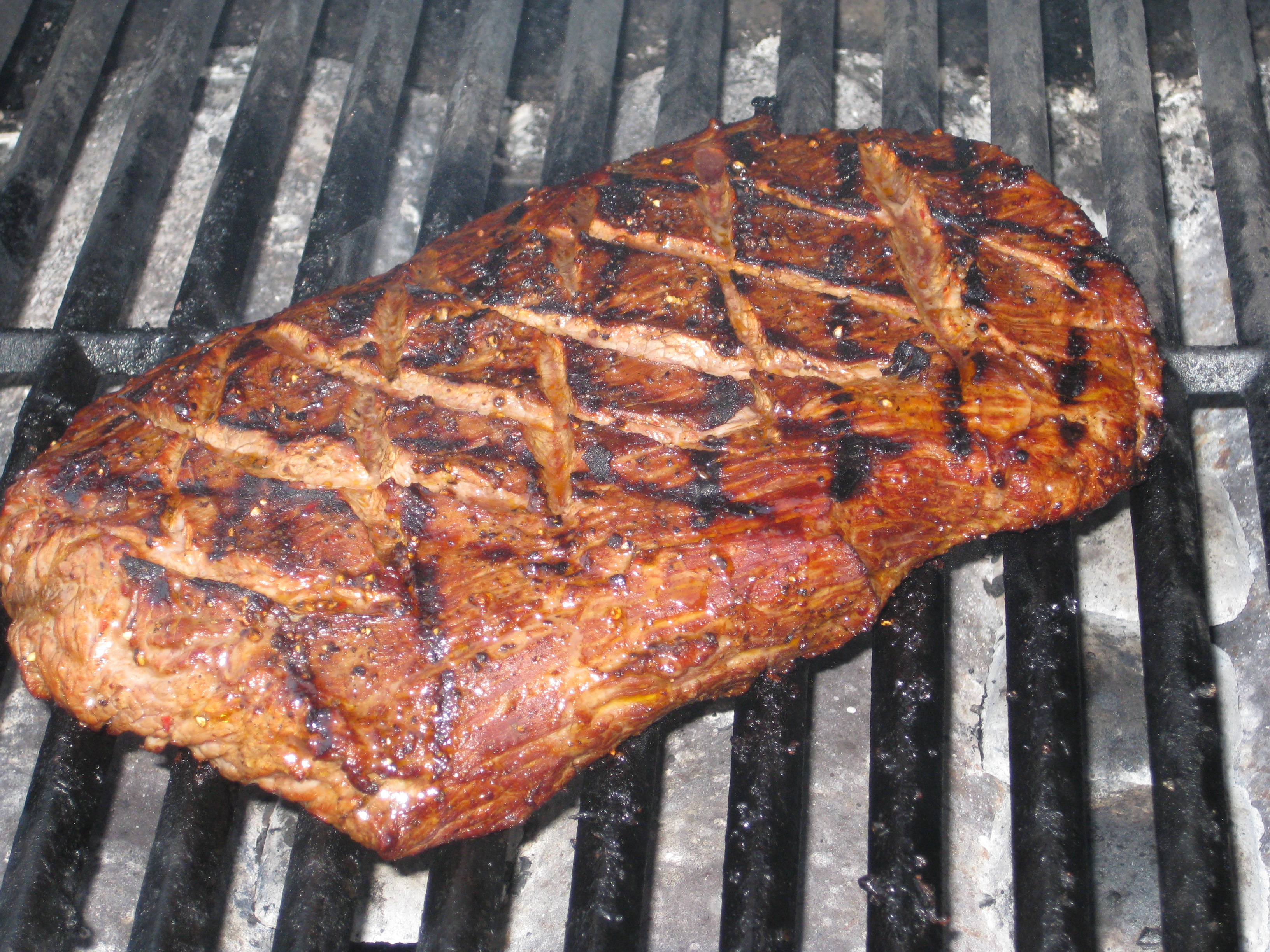 Coffee Marinated Flank Fajitas with Pico De Gallo
