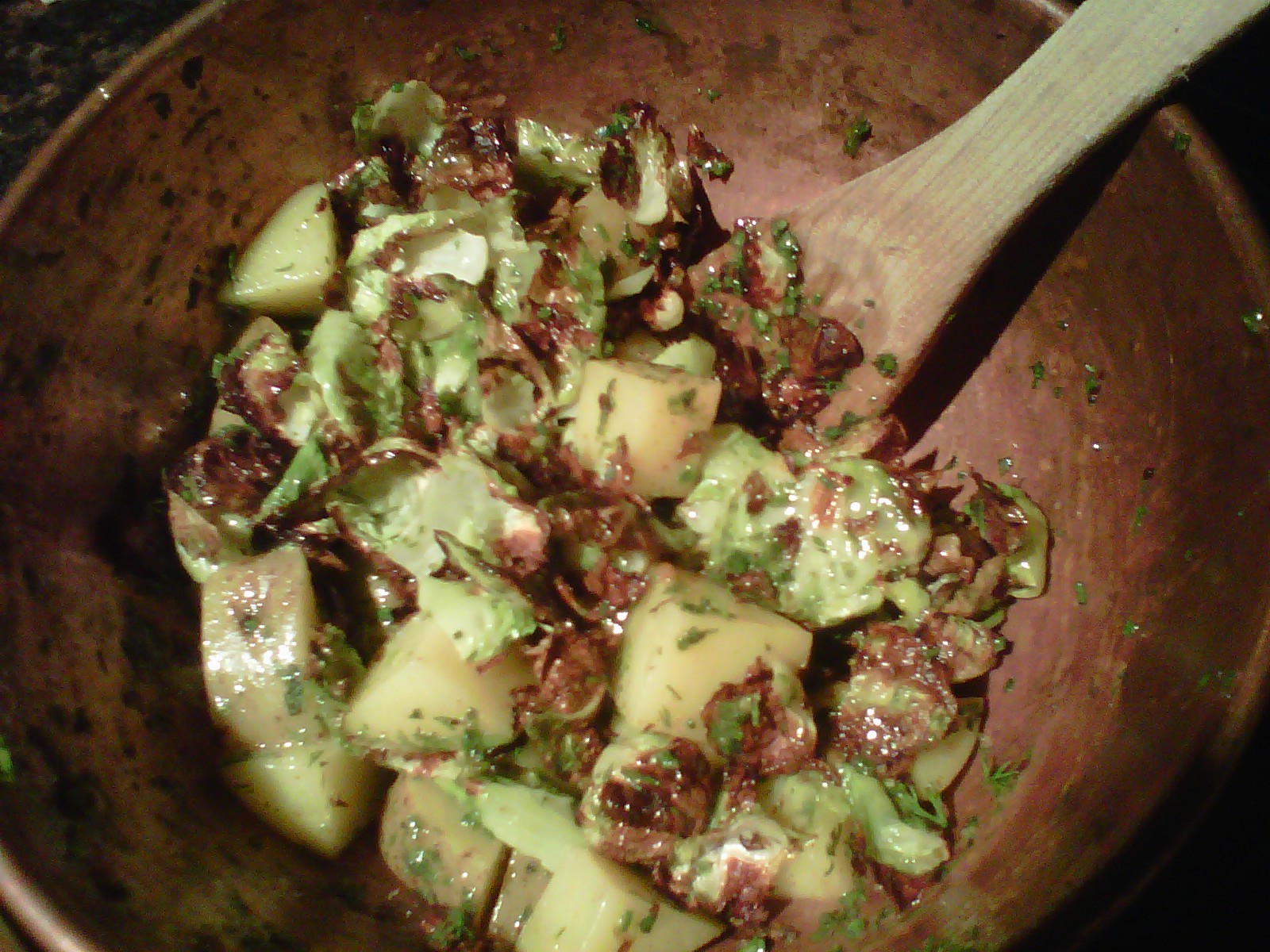 Warm Herbed Colcannon Salad