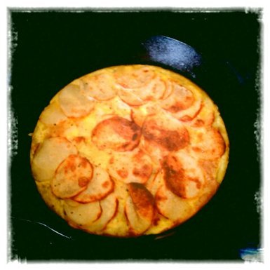 Tortilla with Chive and Garlic Aioli