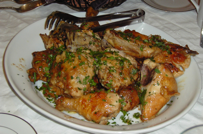 Chicken in Red Wine Vinegar Sauce
