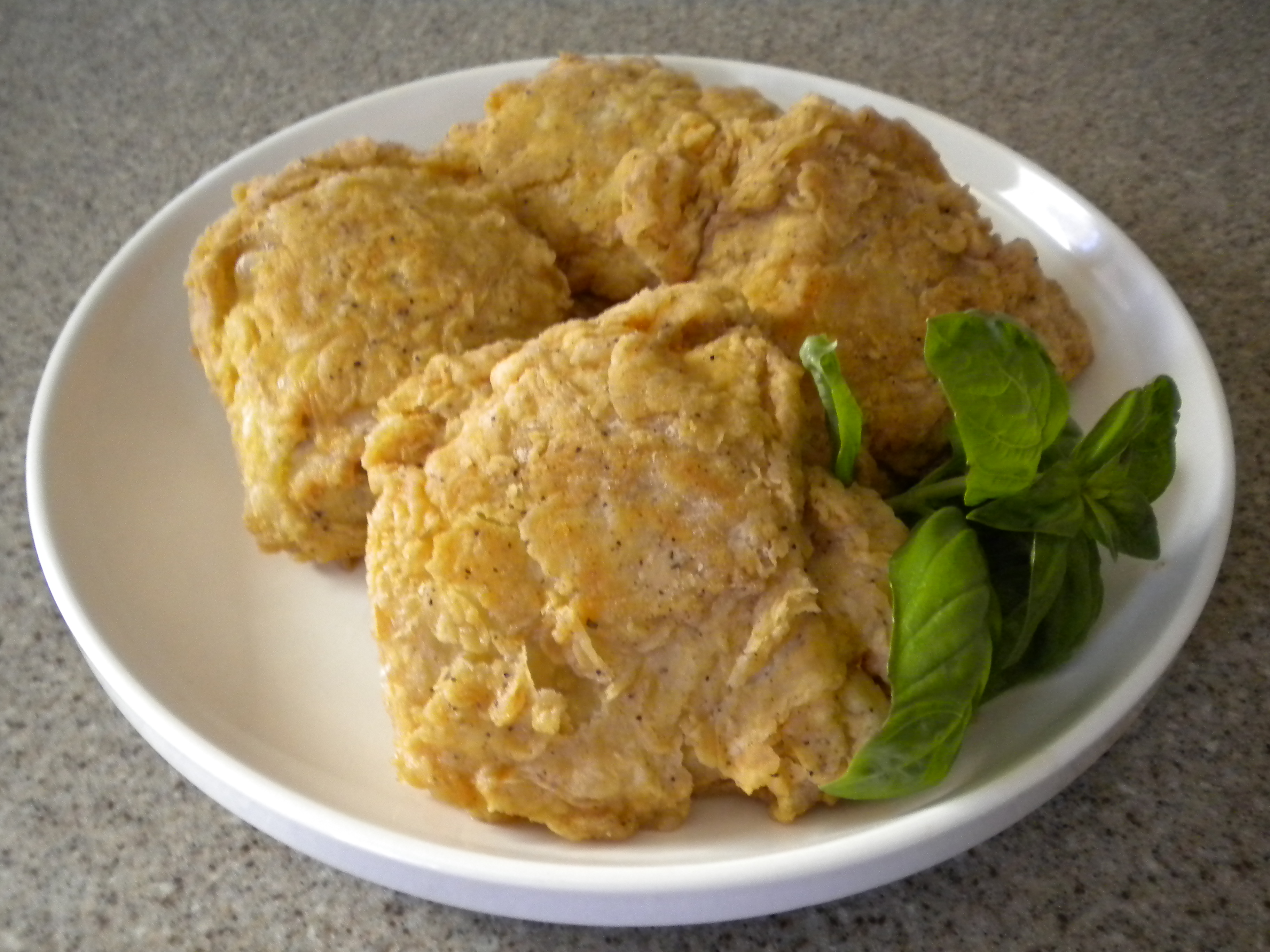 My Fried and Baked Spicy Chicken
