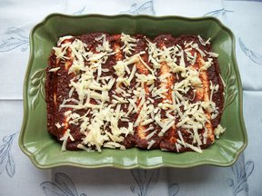 Sweet Potato, Chard, and Mushroom Enchiladas