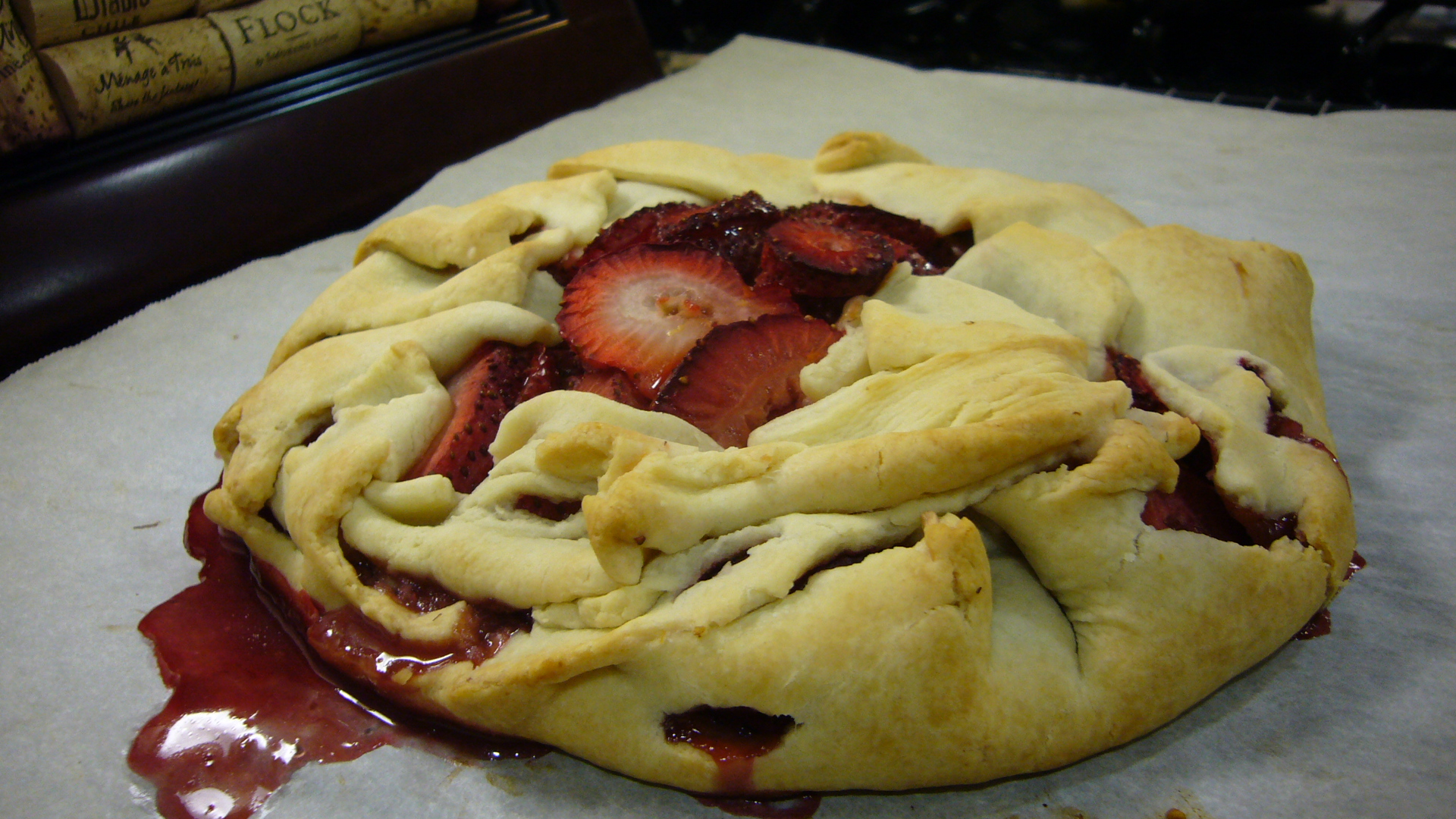 Strawberry Tartine with Cheesecaked Whipped Cream