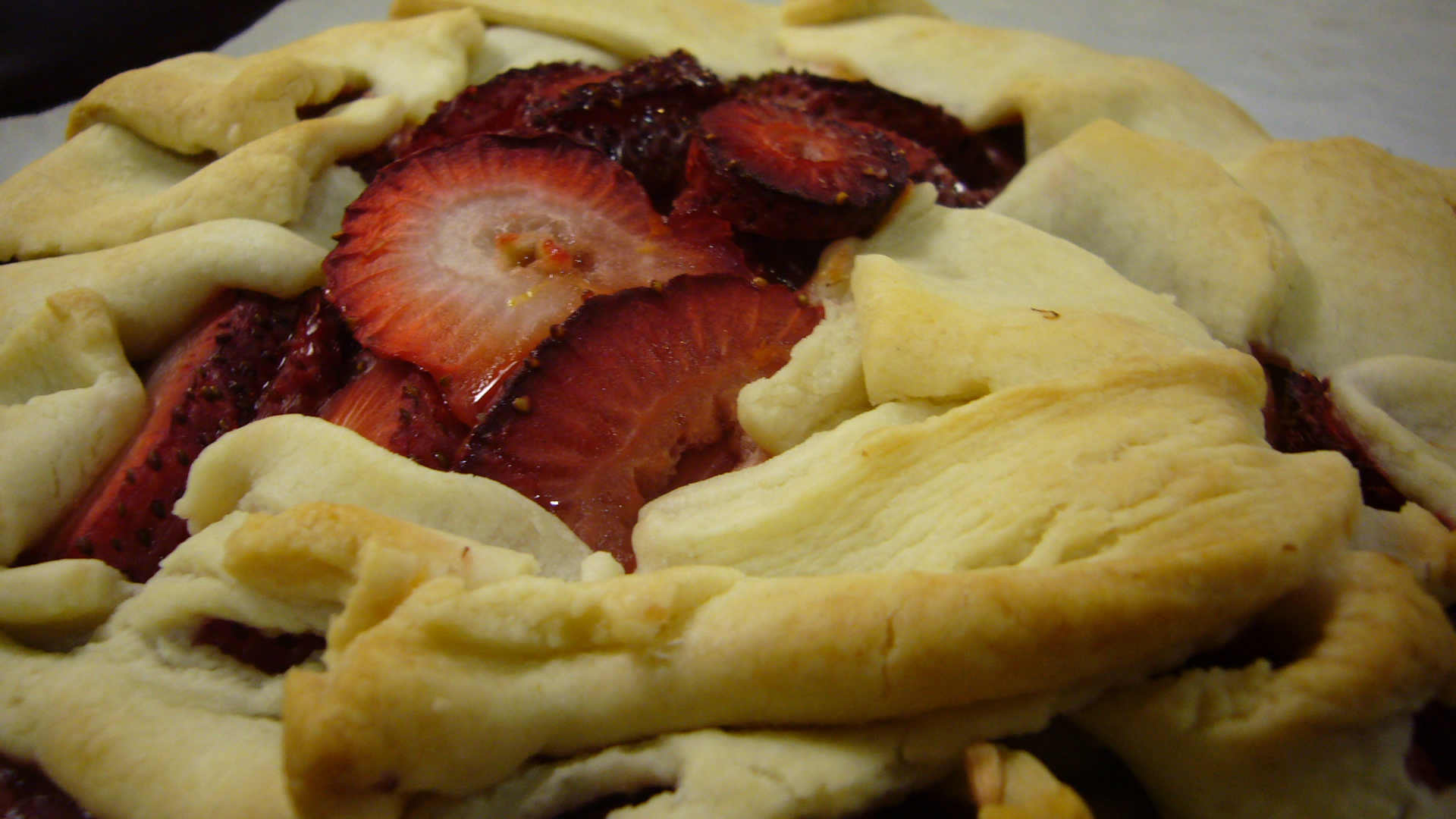 Strawberry Tartine with Cheesecaked Whipped Cream