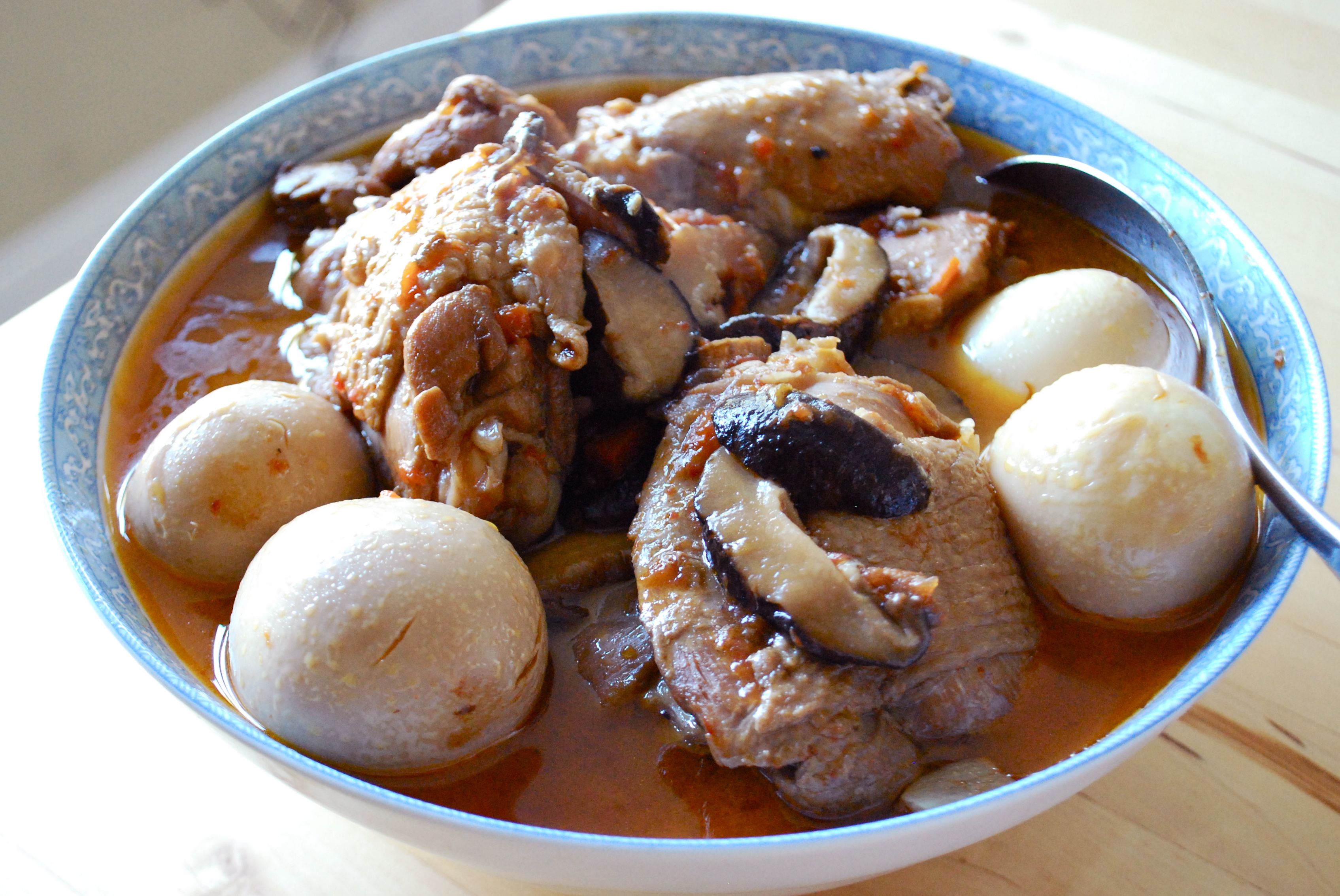 Soy Saucy Chicken and Eggs