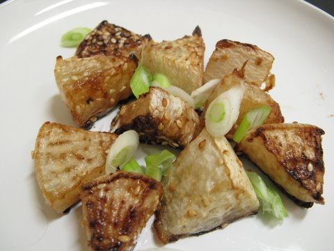 Roasted Radishes with Soy and Honey Vinegarette