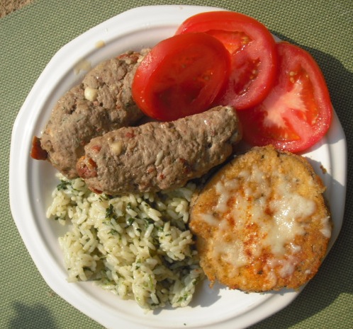 Homemade Lamb Sausages with Rosemary, Sun-Dried Tomatoes and Feta