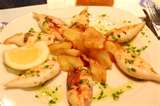 Grilled Calamari with Lemon Butter Sauce