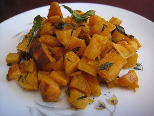 Tangy Baked Sweet Potato