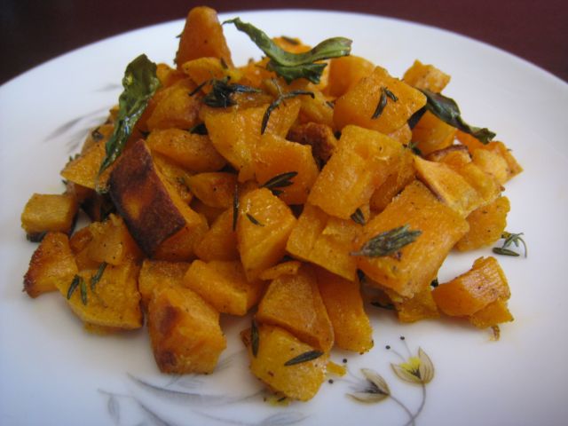 Tangy Baked Sweet Potato