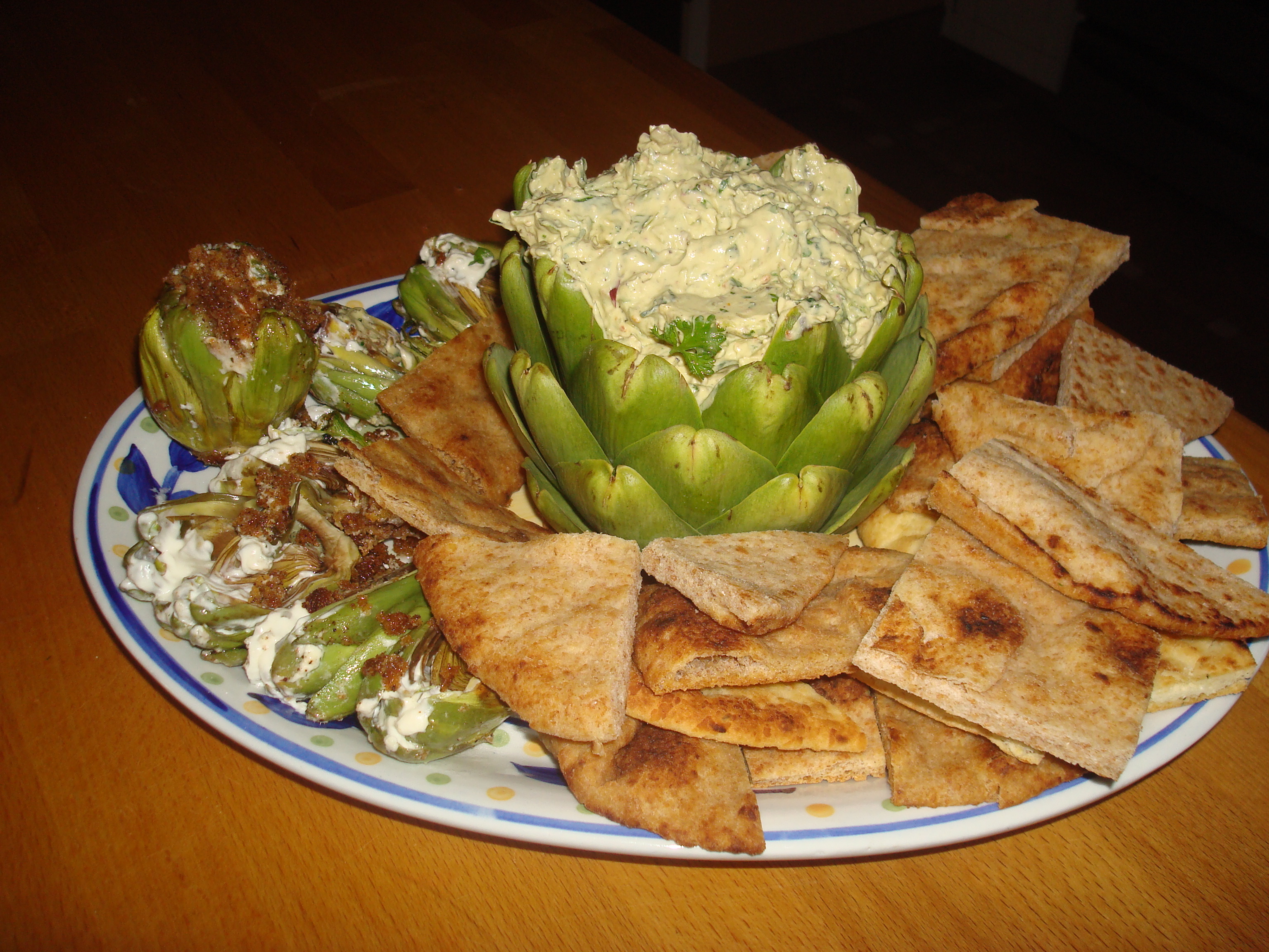 Stuffing It Up Baby Artichoke 