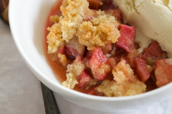 Rhubarb Crumble