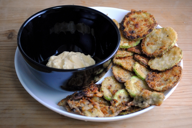 Spring Vegetable Fritters with Homemade Mayonnaise 