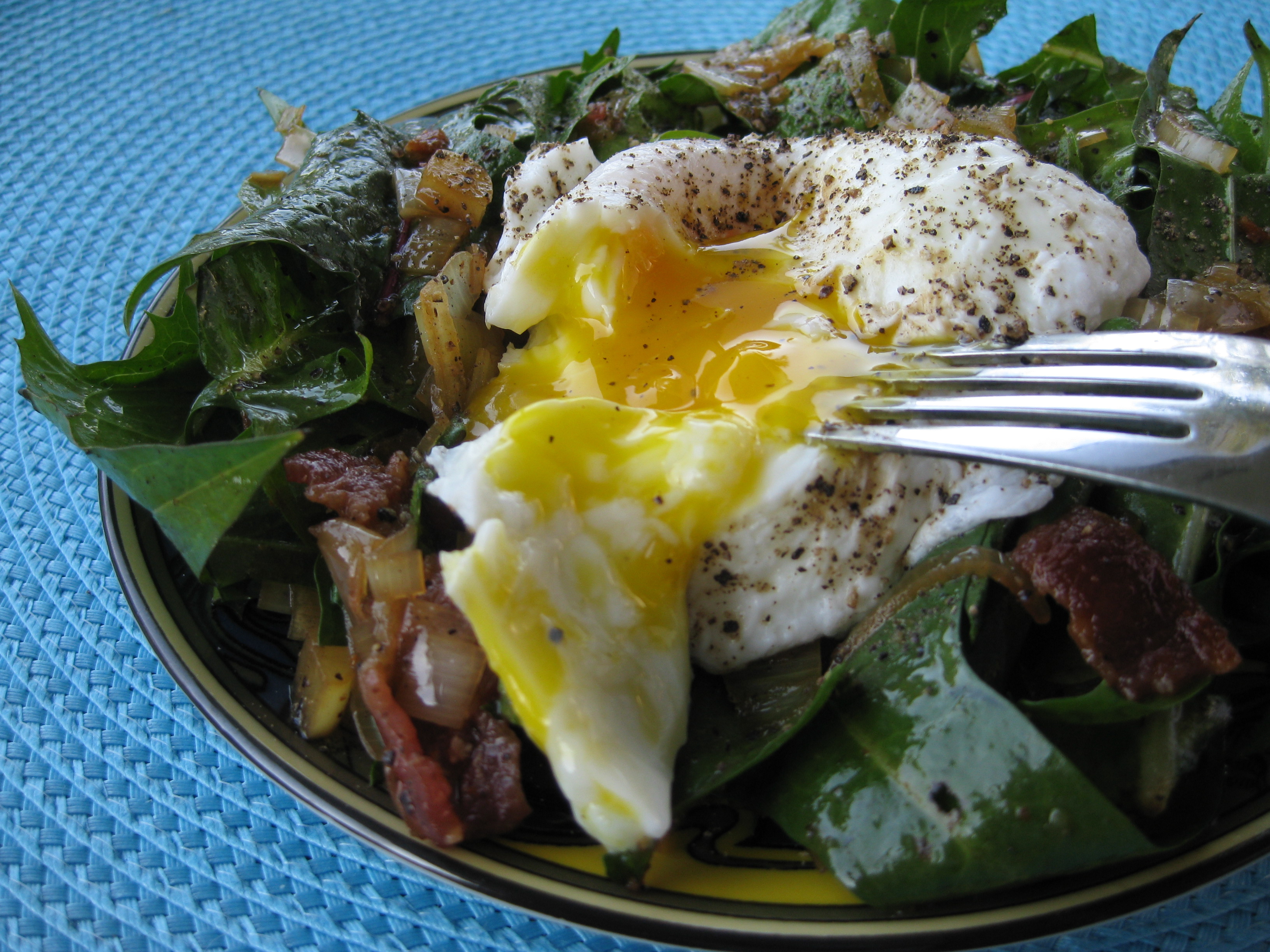 Dandelion Greens Salad 