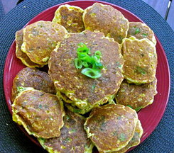 Fresh Corn and Green Onion Johnny Cakes
