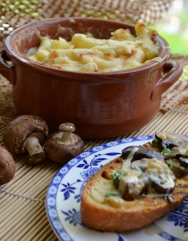 Creamed Morel Mushrooms On Grilled Ciabatta