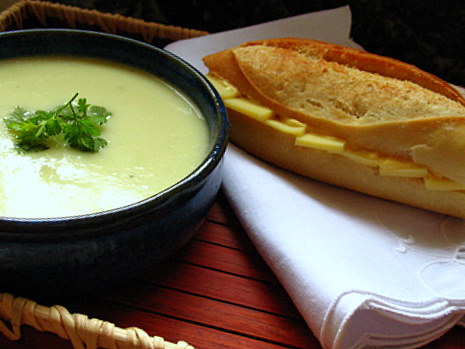 Stinging Nettle and Sour Sorrel Soup