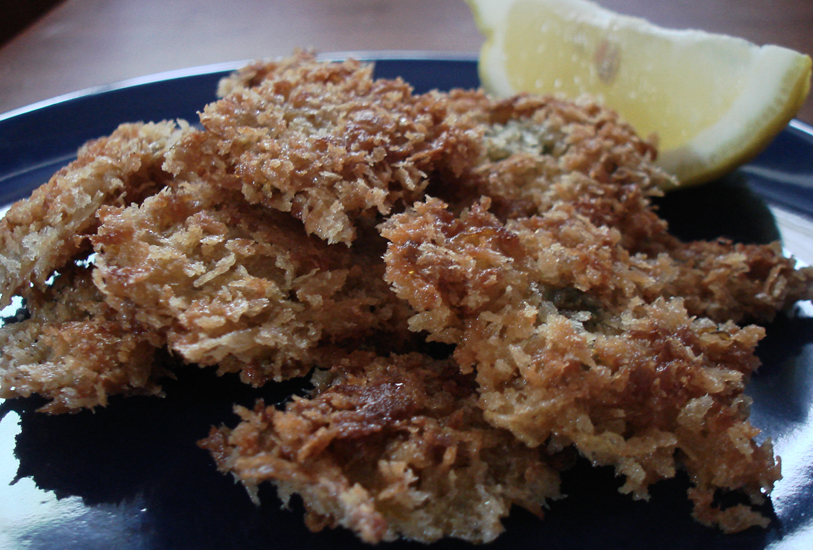 Pan-Fried Dandelion Flowers