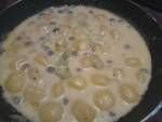 Gnocchi with Spring Onion, Peas and Fava