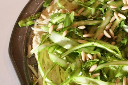 Shaved Asparagus Pizza