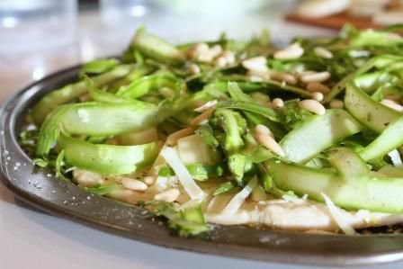 Shaved Asparagus Pizza