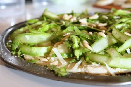 Shaved Asparagus Pizza