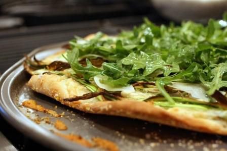 Shaved Asparagus Pizza