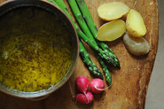 Bagna Cauda (Piedmontese Warm Garlic-Anchovy Dip)