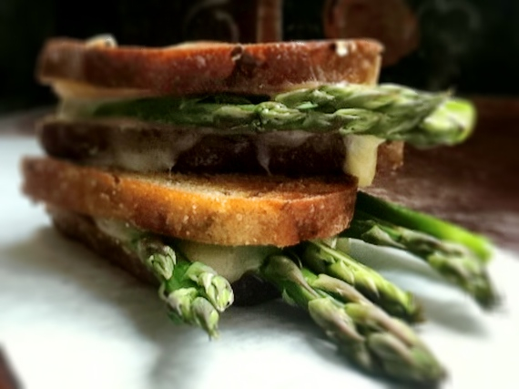 Grilled Cheese with Asparagus