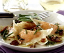 Sweet Potato Ravioli with Sage Butter and Pecans