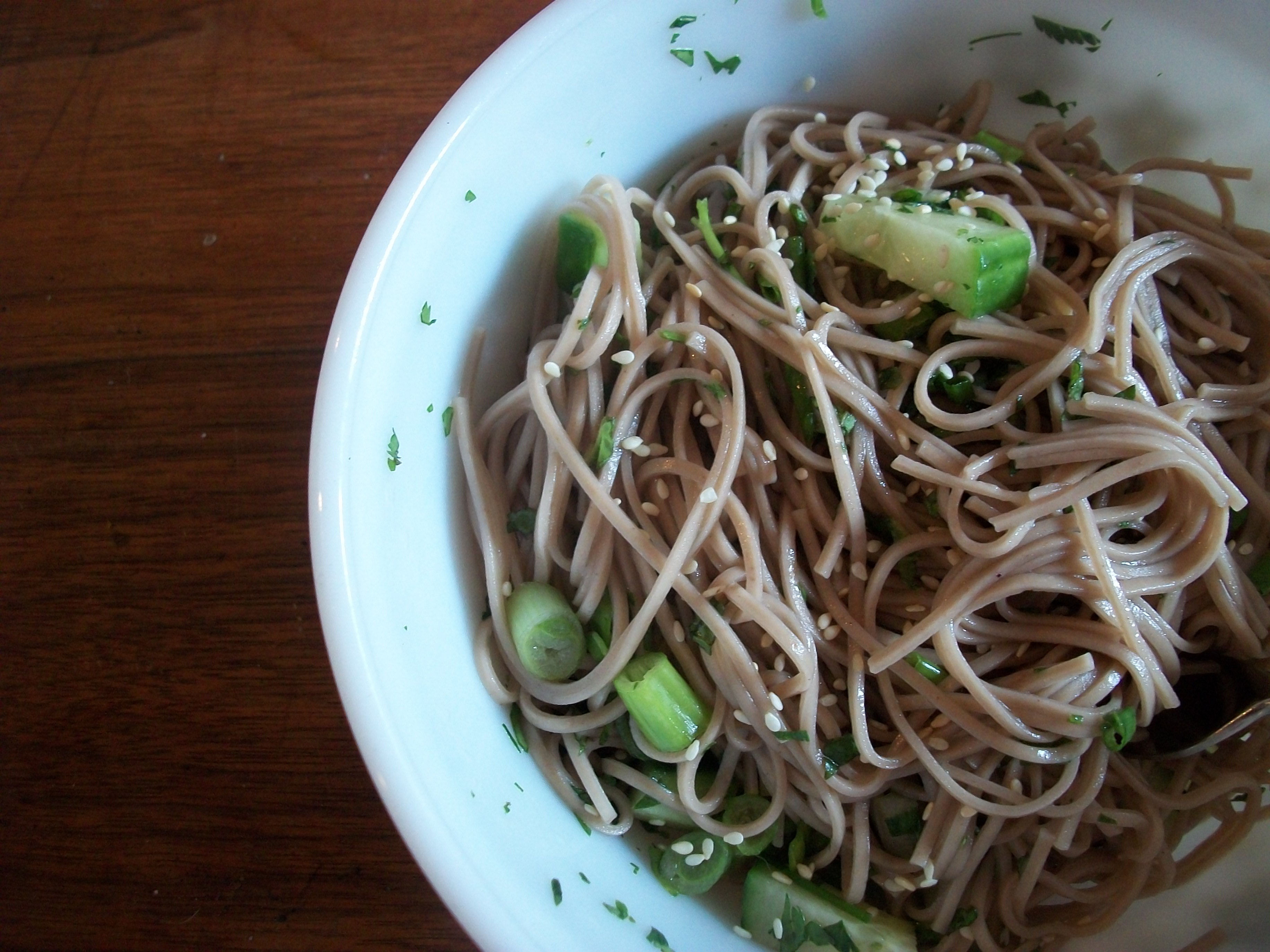 Soba Noodle Salad with Spring Herbs