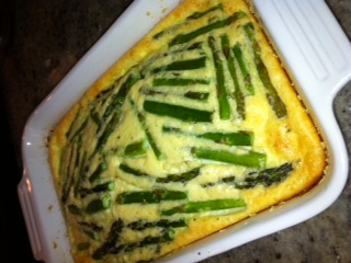 Asparagus Clafoutis