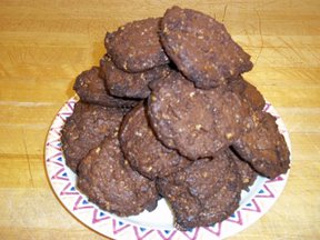 Traveling Double Chocolate Coffee Cookies