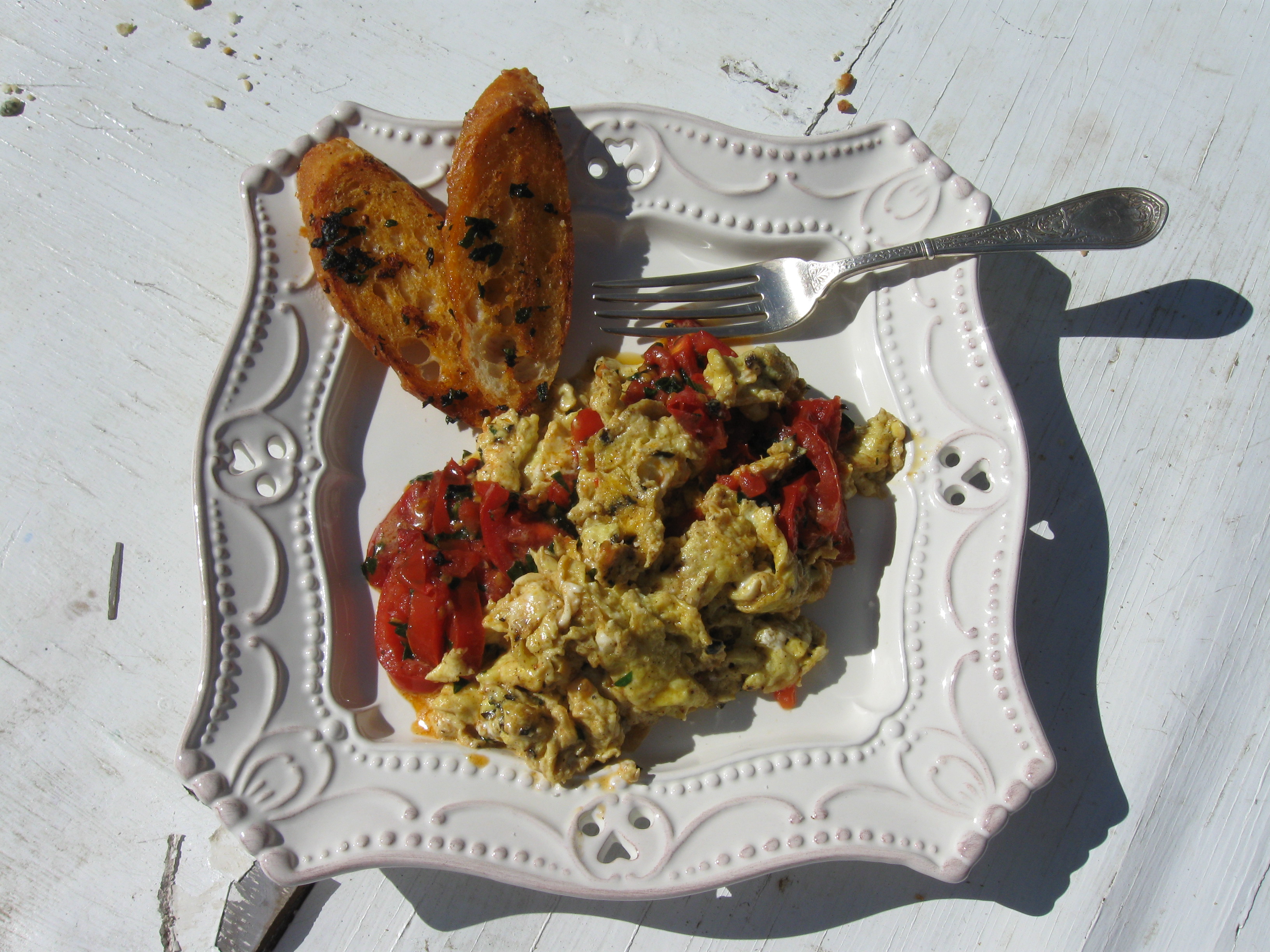 Use the Good China Eggs, Homage to Richard Olney