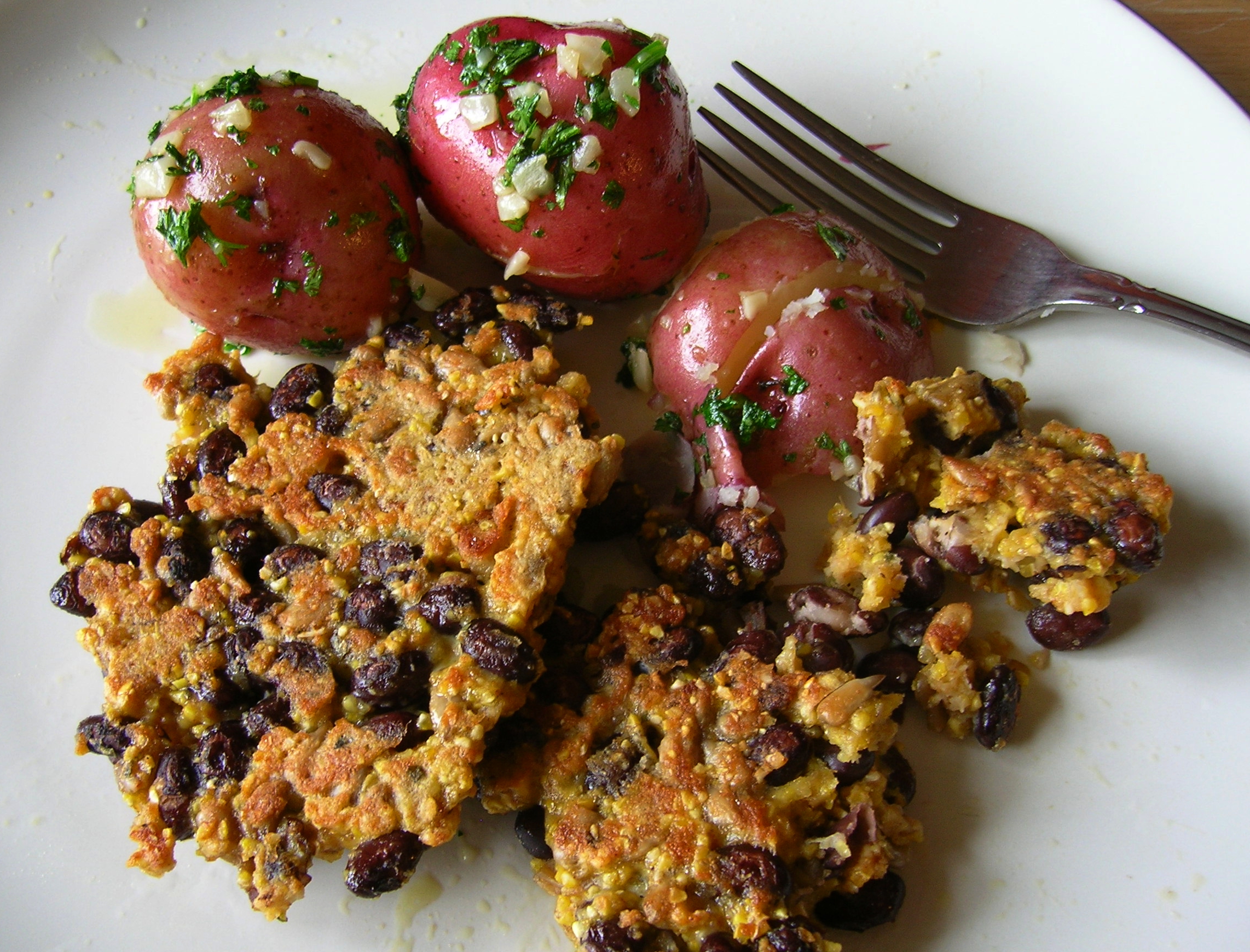 Patties and Parsley Potatoes